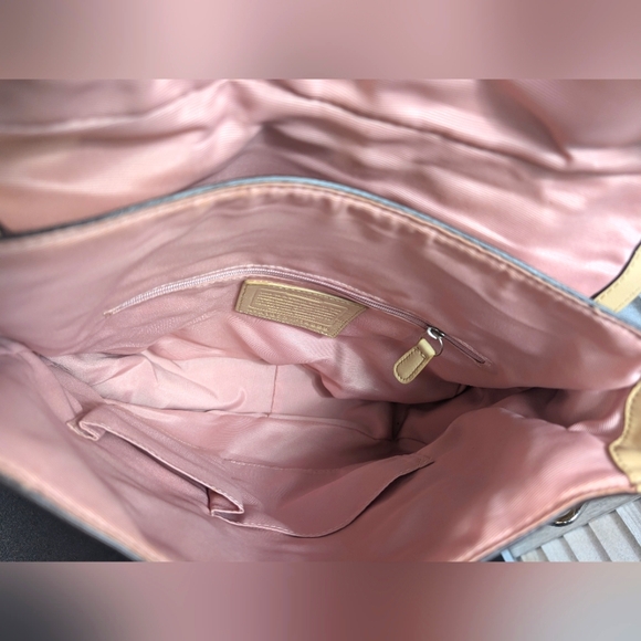 COACH Signature Cassie Turnlock Shoulder Bag - Picture 8 of 15